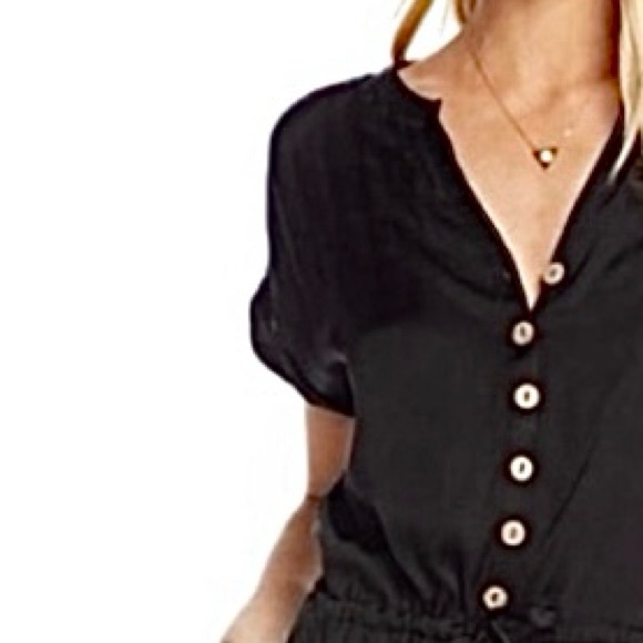 CHASER BLACK ROMPER SIZE SMALL - Picture 4 of 5